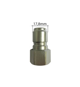 ENCHUFE RAPIDO A BOLAS 50 LTS 280 BAR 1/4" H INOX